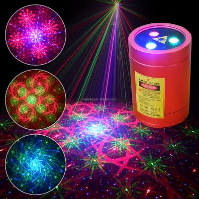 China refillable & Wireless Rechargeable Metal Party Laser Lights for Outdoor Christmas Halloween Yard Garden Camping Holiday Party Music Show for sale