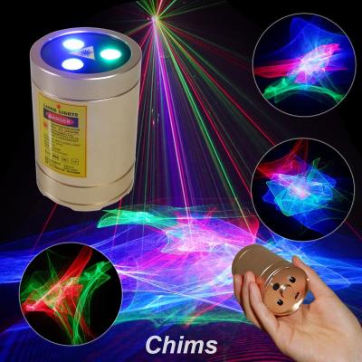 China refillable & Wireless Mini DJ Lights Professional Laser Light Effect Aurora RGB for Party Disco Club KTV Home Decor with Lazer Light for sale