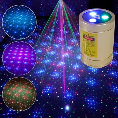 China refillable & Wireless Rotate Star Light Projector, RGB Laser Lights for Party DJ Music Home Christmas Ramadan Decoration Lights for sale