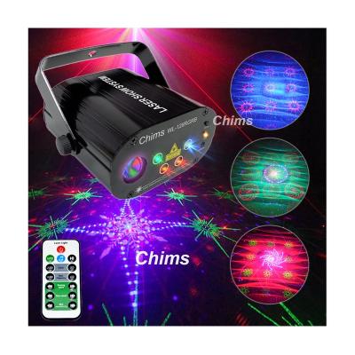 China remote control & Sound-Activated DJ Lights RGB 128 Patterns Laser Led Light Effect Party Show DJ Dance Home Birthday Celebrate for sale