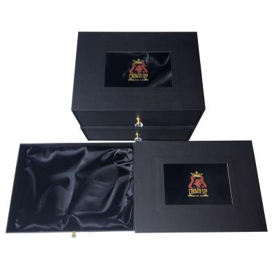 China Recyclable Luxury Custom Wig Packaging Paper Box Hair Extensions Boxes for sale