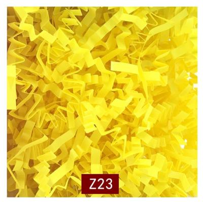 China Ply Shredded Paper Filler Recycled Materials Color Degradable 3mm Yellow for sale