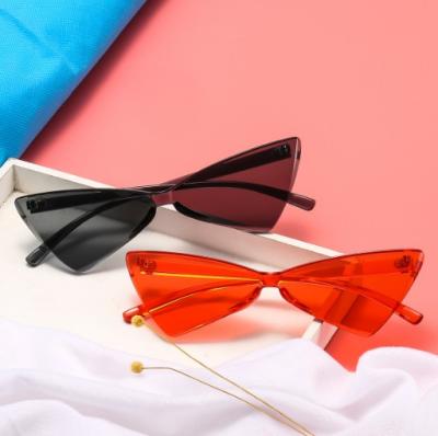 China New fashion cat eye sunglasses women marine colorful sunglasses sunglass fashion design for sale