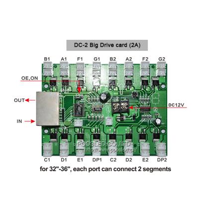 China Gas station factory directly supply DC-2 big drive board (2A) connect board power board for sale