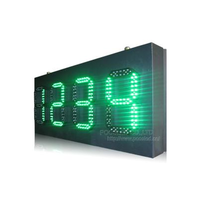 China Gas station led 7 segment electronic panel\led 7 segment price banner\7 segment digital display screen for sale