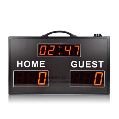 China Sports games new design led scoreboard /mini portable football led scoreboard /led multi-sports scoreboard for sale