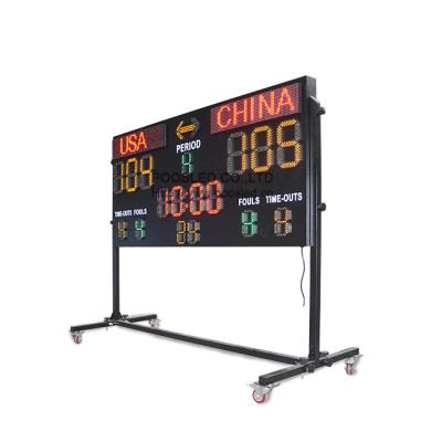 China Sports games good quality led scoreboard electronic led basketball scoreboard gametime led basketball scoreboard for sale