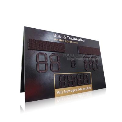 China Sports Games Outdoor Football Led Scoreboard Led Sport Scoreboard For Football 7segment Led Digit Football Scoreboard for sale