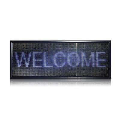 China Marathon Double Sided P10 Led Screen 3x2 White Color Led Sign Board for sale