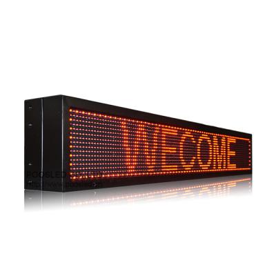 China Outdoor waterproof school LED advertising sign outdoor simple red color led display outdoor led display p10 led message sign for sale