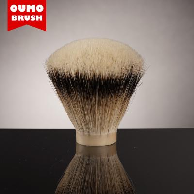 China Good quality high end SILK knot shaving brush oumo SHD HMW silvertip knot badger hair knot for shaving brush for sale