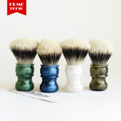 China OUMO Shaving Brush BRUSH Fans Limit Exclusive Shaving Brush With SHD WEIGHT Bulb 2band Badger Knots Shaving Brush Finest Knot Gel Tip for sale