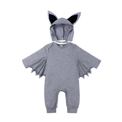 China 100% Cotton Halloween Monster Bat Cute Baby Newborn Baby Clothes Infant Romper for sale