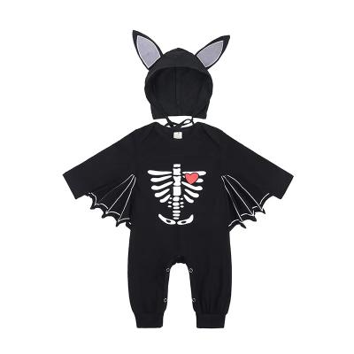 China Wholesale Baby Boy Clothes 100% Cotton Baby Clothing Set Halloween Long Sleeve Romper Cute Toddler Children Kids for sale