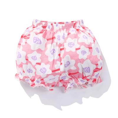 China Anti-pilling Basic Diaper Covers Bloomer Shorts Teams Clothing Baby Floral Bloomers For Kids for sale