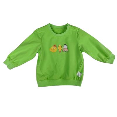 China 100%Cotton High Quality Anti Shrink Logo Long Sleeve Neutral Boys Custom Made Sweatershirt for sale