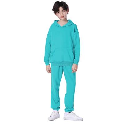 China Casual Ready To Ship Latest Fashion Plain Hooded Custom Cotton Unisex Tracksuits for sale