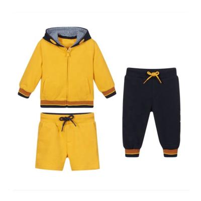 China Casual Wear Fabric Designer Belt Color Block Tracksuits for sale