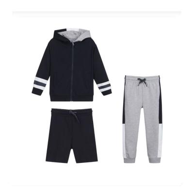 China Latest Design Casual 3 Piece Sets Sports Wear Boys Tracksuits For Kids for sale