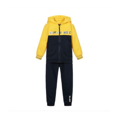 China Casual Custom Colors Gray Plain Kids Custom Tracksuits For Boys For 14 Years for sale