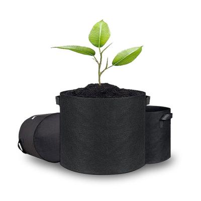 China Growbags Seedling Nursery Planter Bag Fabric Eco-friendly Nonwoven Gardening Seeding Pots Held Tree Potato Mushroom Plant Grow Bags for sale