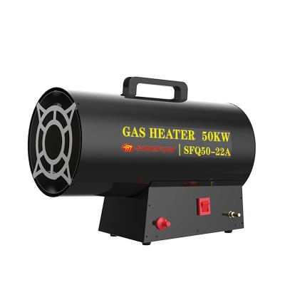 China Garment Shops New Customized Top Quality 50Kw Greenhouse Gas Heater Propane Space Heater For Farm for sale