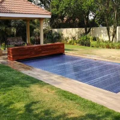 China Rectangular Motorized Retractable Household Swimming Pool Cover Pool Cover OEM/ODM Rectangle Model for sale