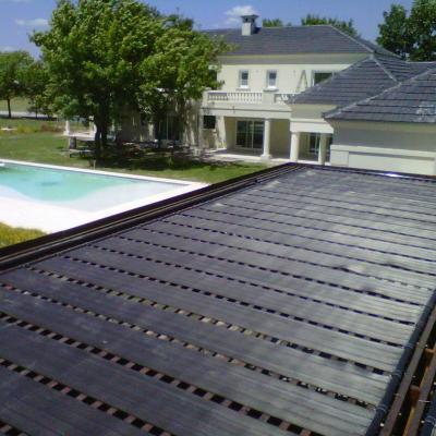 China Good Swimming Pool China Cover Home Underground EPDM Swimming Pool Anti Freezing Solar Panels With Solar Collector for sale