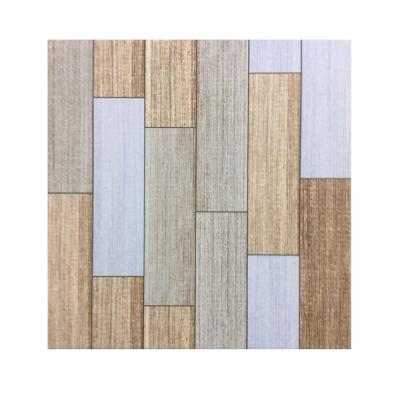 China The Good Price Modern Wood Parquet Floor Tiles Rustic Ceramic Tiles 40 x 40cm for sale