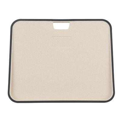 China Viable High Quality Anti-rust Free Non-slip Edges BPA Plastic Wheat Straw Juice Groove Kitchen Chopping Board for sale