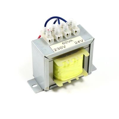 China Air Conditioner Low Voltage Transformer AC 24V60VA FOOT MOUNT TRANSFORMER AC230V 24 V.A.RATING 60VA PRIMARY SECONDARY VOLTS for sale