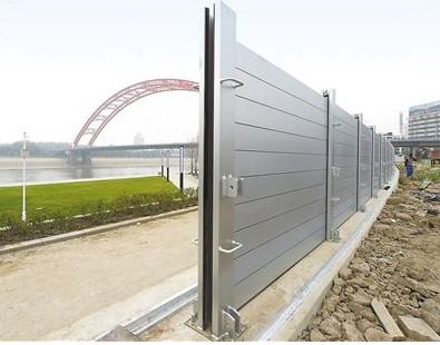 China Mill Finished Aluminium Extrusion Profiles Flood Protection Doors for sale