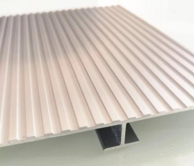 China Good Quality Silver Anodized Extruded Aluminum Decking Outdoor Aluminum Deck Framing Boards for sale