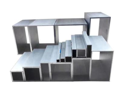 China Extruded Tubings 3003 3600 2024 6061 1070 5754 7075 Mill Finished Aluminum Square Pipe for sale