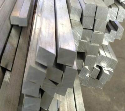 China Aluminium 6061 6063 6082 7075 Aluminium Square Bar 7075 Extruded High Quality Aluminium Flat Bar Square Rod for sale