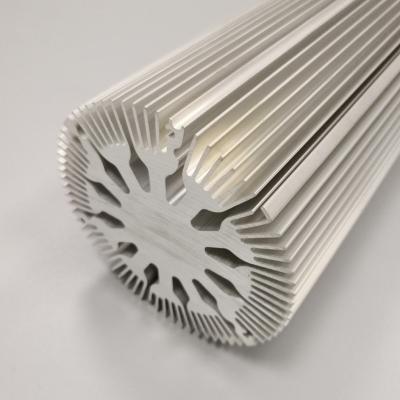 China Rond de Zonnebloemaluminium van de Aluminiumradiator heatsink voor LEIDEN Licht Te koop