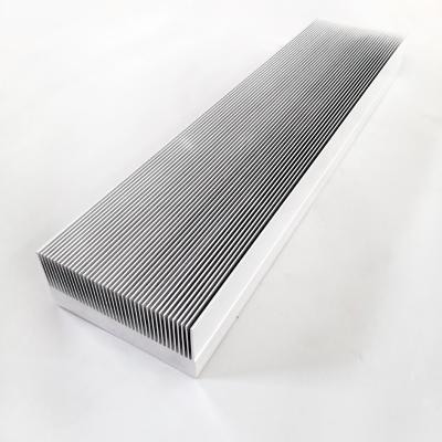 China AA6063 Aluminum Extrusion Heatsink Profiles Anodising With High Dense Fins Radiator for sale