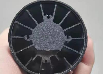 China 60mm Dia Aluminum Heatsink Profiles Round LED Enclosure Black Anodized 6063T5 for sale