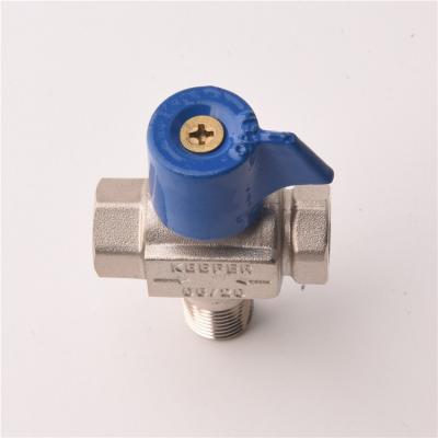 China General Sale High Quality Wholesale Brass Hot Blue Handle Faucets Ball Valve for sale