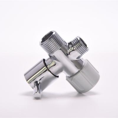 China High Efficiency Brass Water Filter 3 Way Shower Diverter Faucet Water Valve Filter for sale