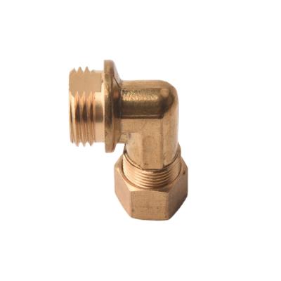 China Brass Pipe Fitting Brass Forged ISO Pipe Fitting Brass Brass Tee Coupling 3/4inch Yellow Color Pn25 To Plumb Pipe for sale