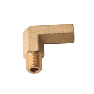 China Standard Brass Color Pipe Pex Female Elbow Fitting Brass Elbow Fitting For Pex Pipe for sale