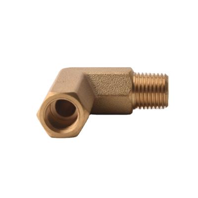 China Brass Pex Fitting Standard Brass Color Female Elbow For Pex Conduit Elbow Brass for sale