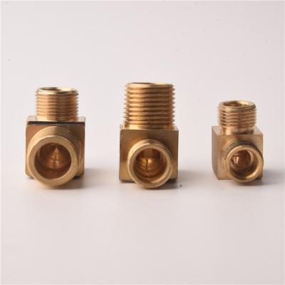 China Hose Faucet Brass Brass Connector Threaded Garden Water Pipe Adapter PVC Elbow Quick Hose Fitting for sale