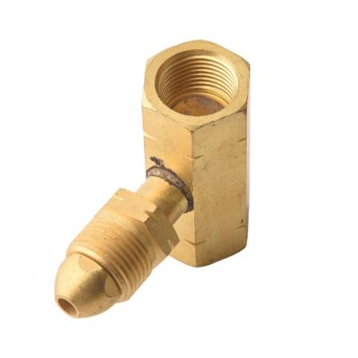 China Brass Fittings Brass Female Tees Compression Connect Tee Pipe Fittings for sale