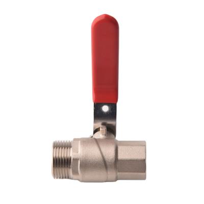 China General Internal Thread Active Brass Locking Ball Valve for sale