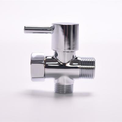 China High Efficiency Diverter 3 Way T Type Show Water Faucet Adapter Valve For Sale for sale