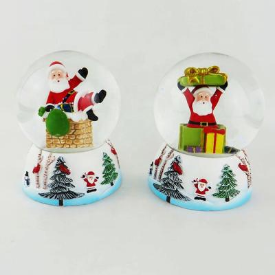 China Artificial Popular Hot Selling Glass Snow Globe With Black Cat Inside Cheap Price Wholesale for sale