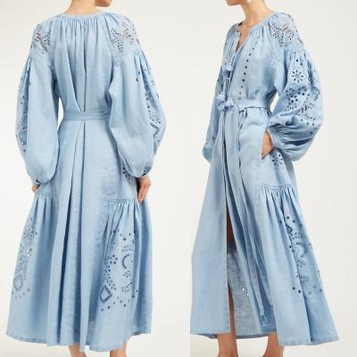 China Anti-Static Maxi Dress Women Sexy Lady Elegant Long Sleeve, Clothes Women Dress Summer, Factory Wholesale Women Clothing Casual Dress for sale