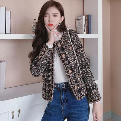 China 2022 new anti-wrinkle spot women's clothing fashion clothing woolen jacket tweed shorts ladies elegant fragrant temperament shorts for sale